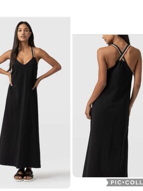 chinese dress ladies Sleeveless Runway Maxi Dress - Navy - Women's Dresss main image 1